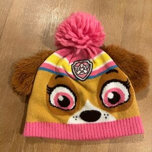 Nickelodeon Pink and Yellow Paw Patrol Hat SKY